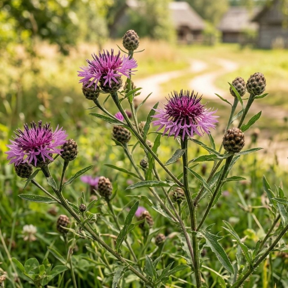 Centaurea jacea / Pakrūminė bajorė.