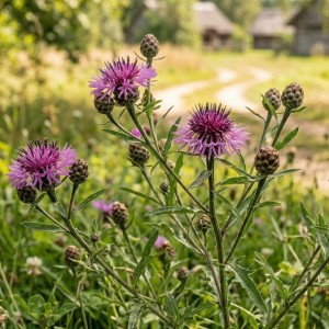 Centaurea jacea / Pakrūminė bajorė.